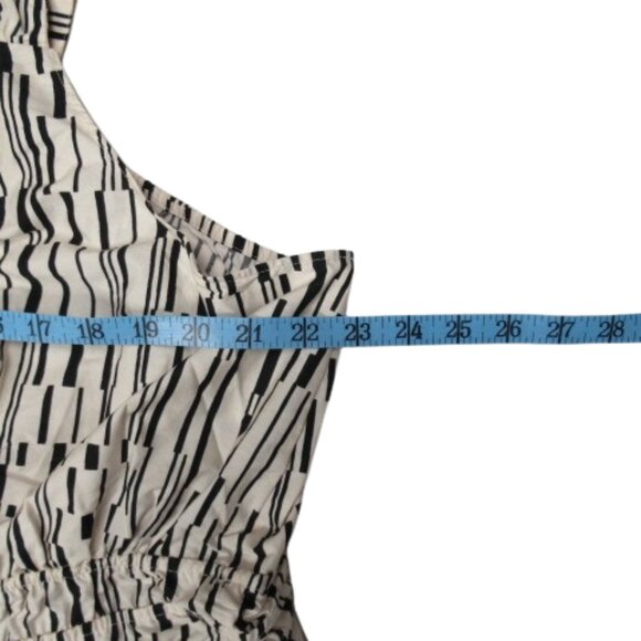 Anthropologie The Somerset Maxi Dress: Poplin Halter Edition Neutral Pattern 3X - Picture 7 of 14